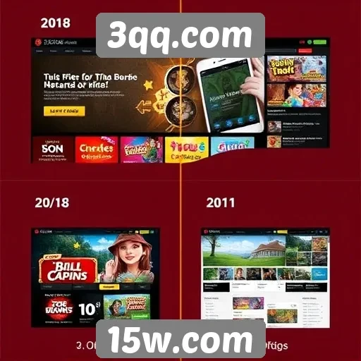 Evolução do design do site 3qq.com